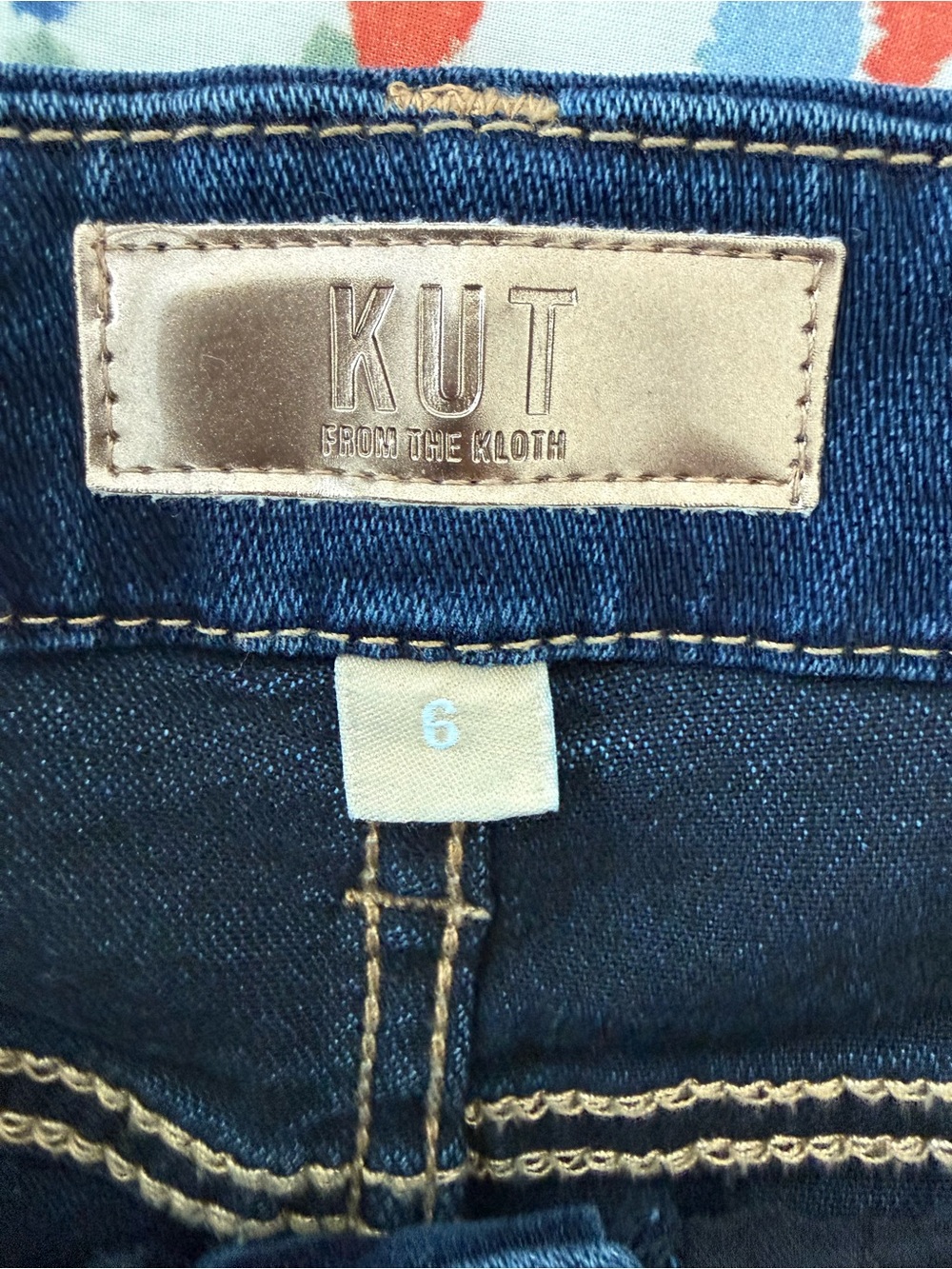 Kut from the Kloth Wide-Leg Jeans in Dark Indigo - Picture 4 of 4